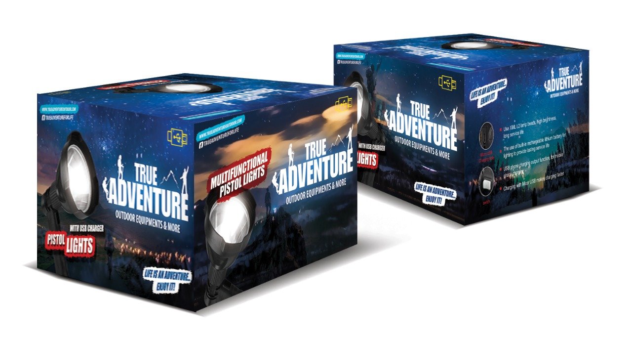 Product packaging design.